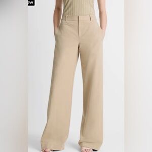 Vince Women's Wide-Leg Trousers in Beige